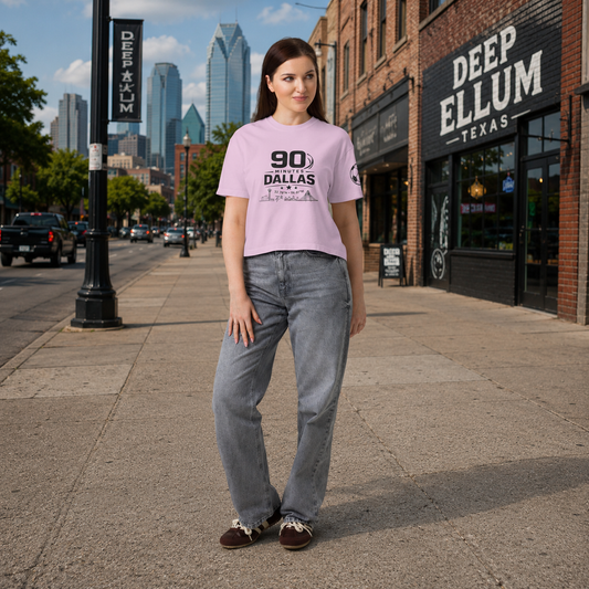 Dallas Game Day Women’s heavyweight boxy tee - Limited Drop